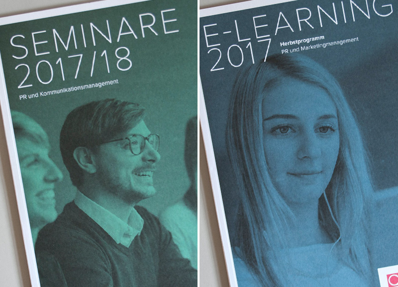Wendebroschüre über die Seminare und E-Learning der Deutschen Presseakademie
