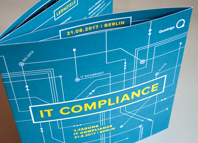 Broschüre für die Tagung IT Compliance