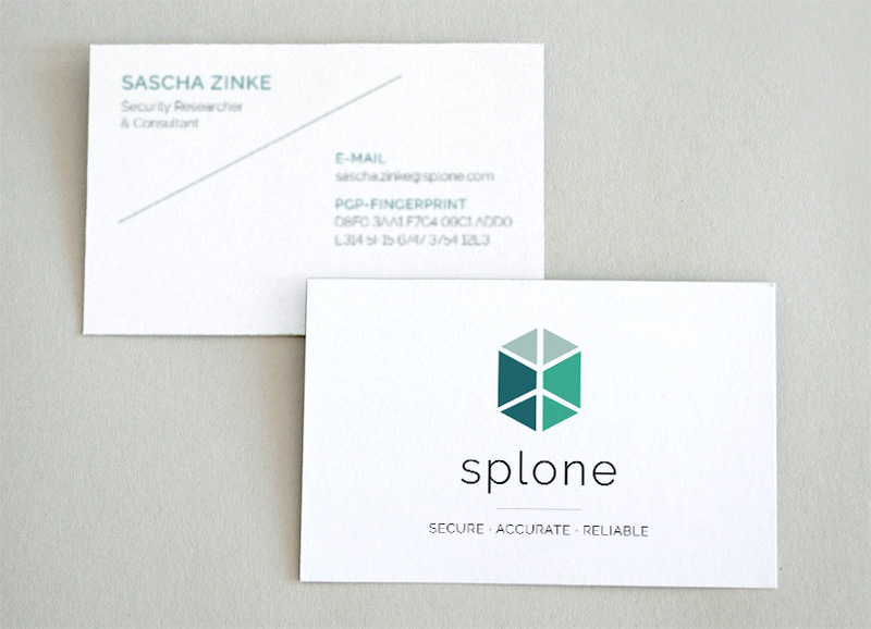 Logo und Visitenkarten für splone
