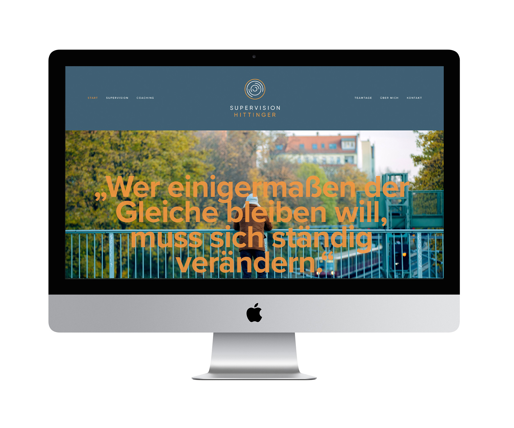Webdesign für Supervision Hittinger, Startseite