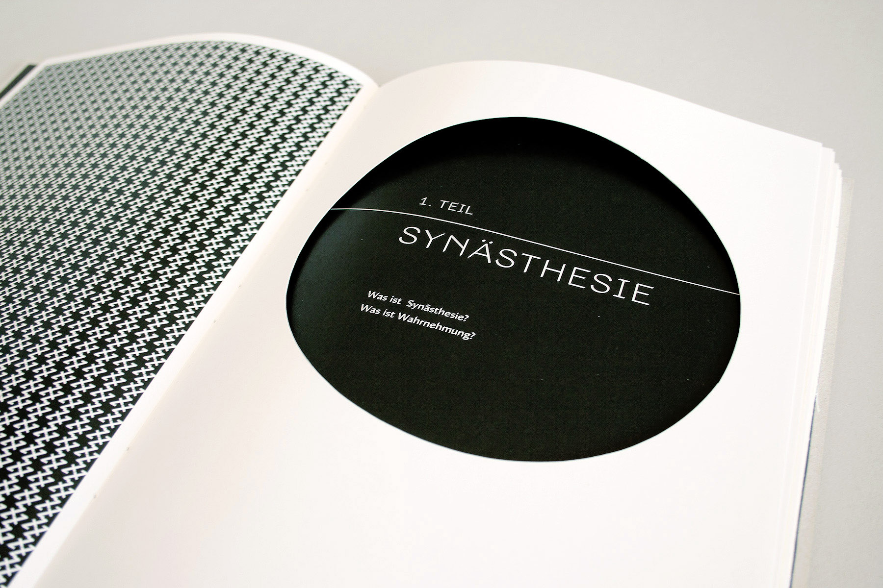 Kapitelseite im interaktiven Buch über Synästhesie