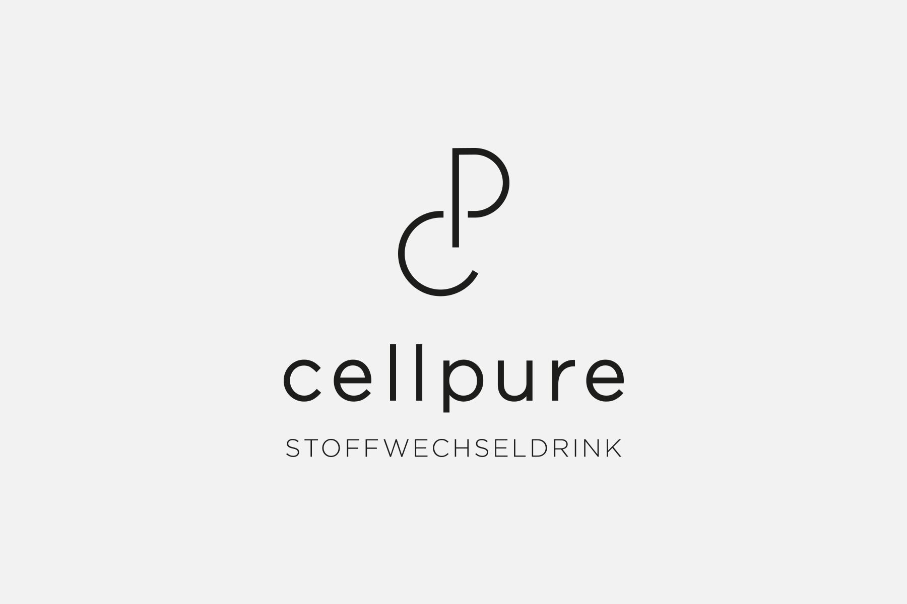 Logo cellpure schwarz