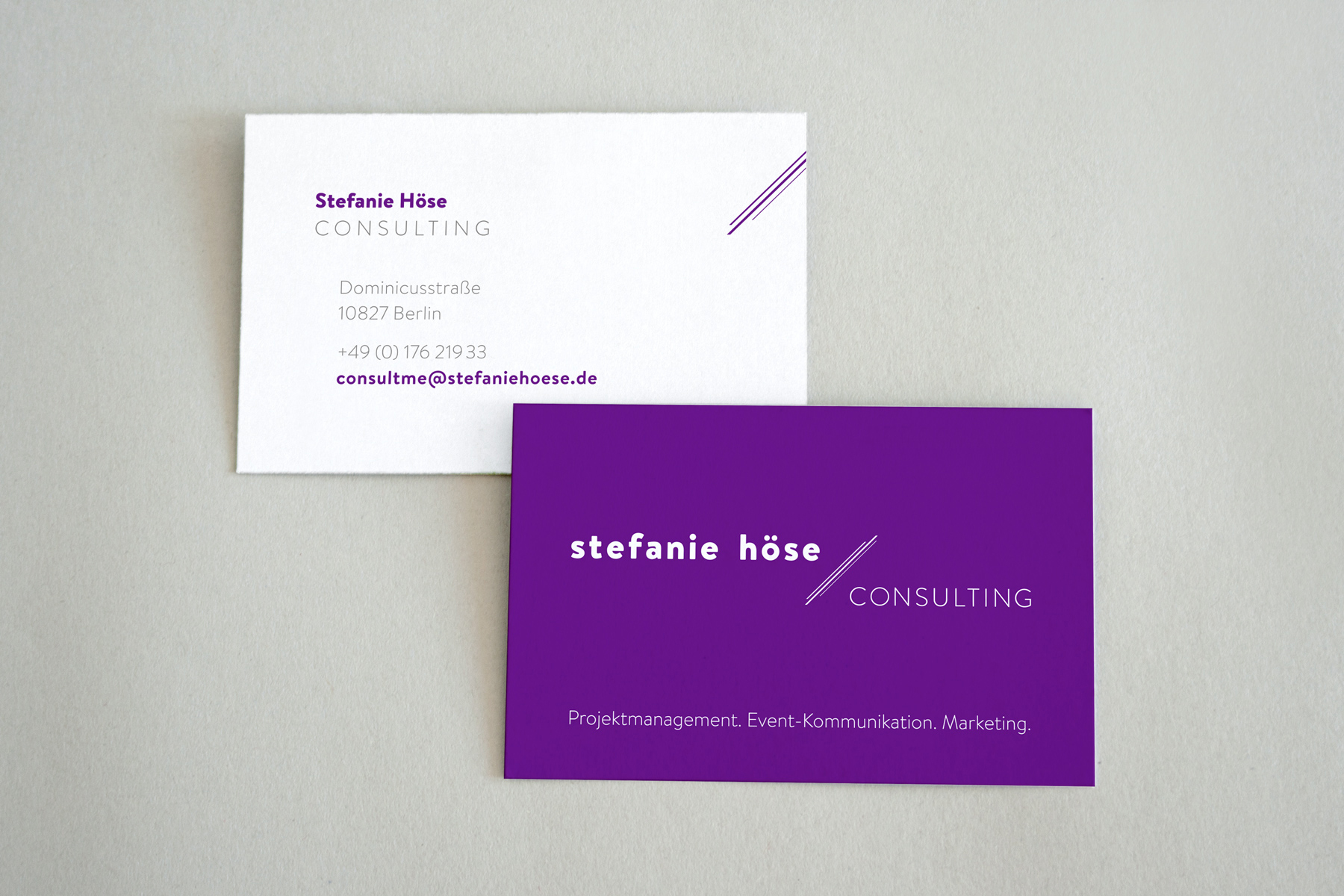 Logo und Visitenkarten für stefanie höse CONSULTING