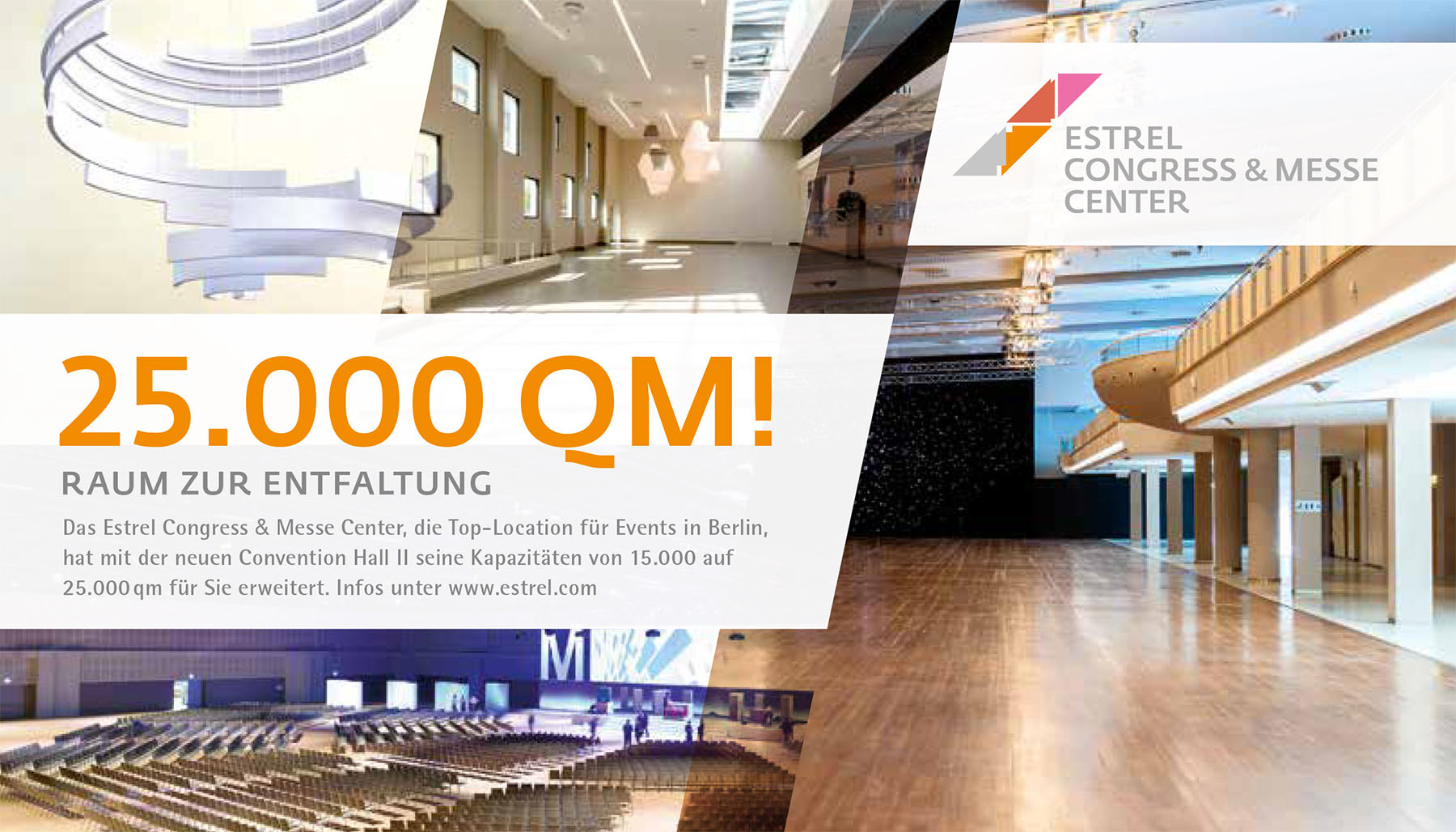 Anzeige für das Estrel Congress und Messe Center