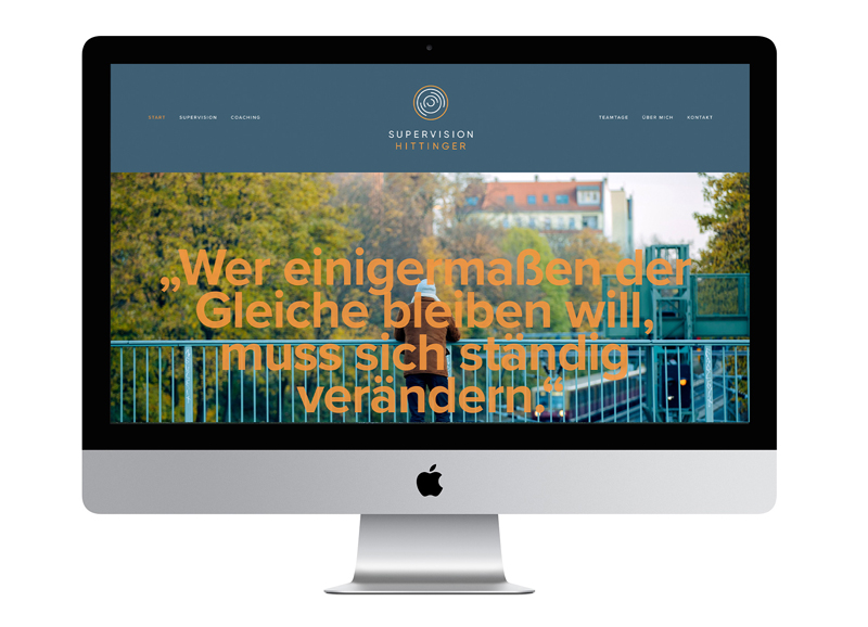 Webdesign für Supervision Hittinger